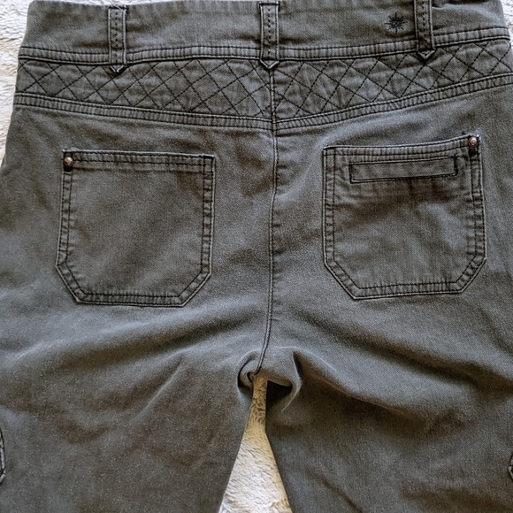 Leifsdottir Green Utility Cargo Pants Women’s 30 Skinny High Waist Army - Picture 4 of 5